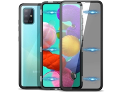 Protector de Pantalla Antichoque Dura Moldura Párachoques Integrada Protetora para Samsung Galaxy A51 HONGWE. Transparente