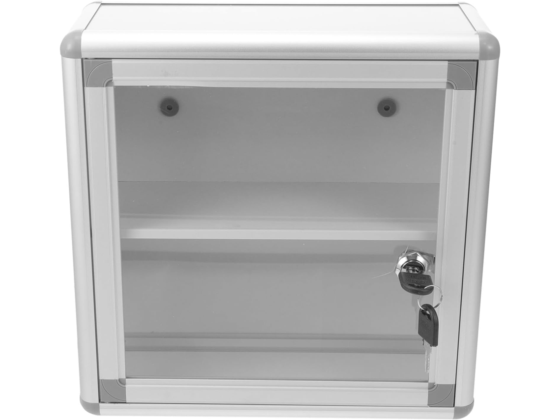 Primeros Auxilios Cerradura Aleación Aluminio Plateado Almacenamiento Multifuncional Pared Ideal Oficina Coche