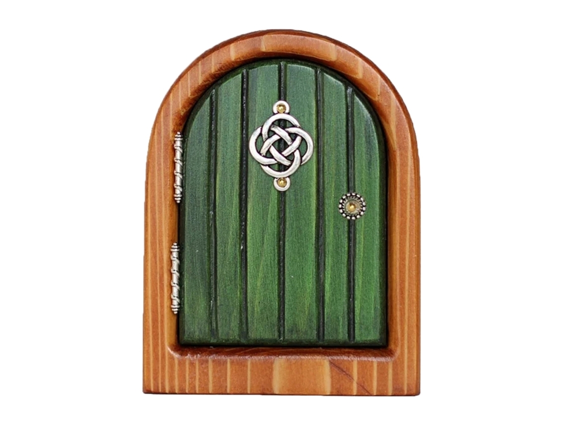 Puerta De Hadas Para Árboles, Jardín Miniatura Decorativo, Arte De Jardinería, Accesorio Para Niños