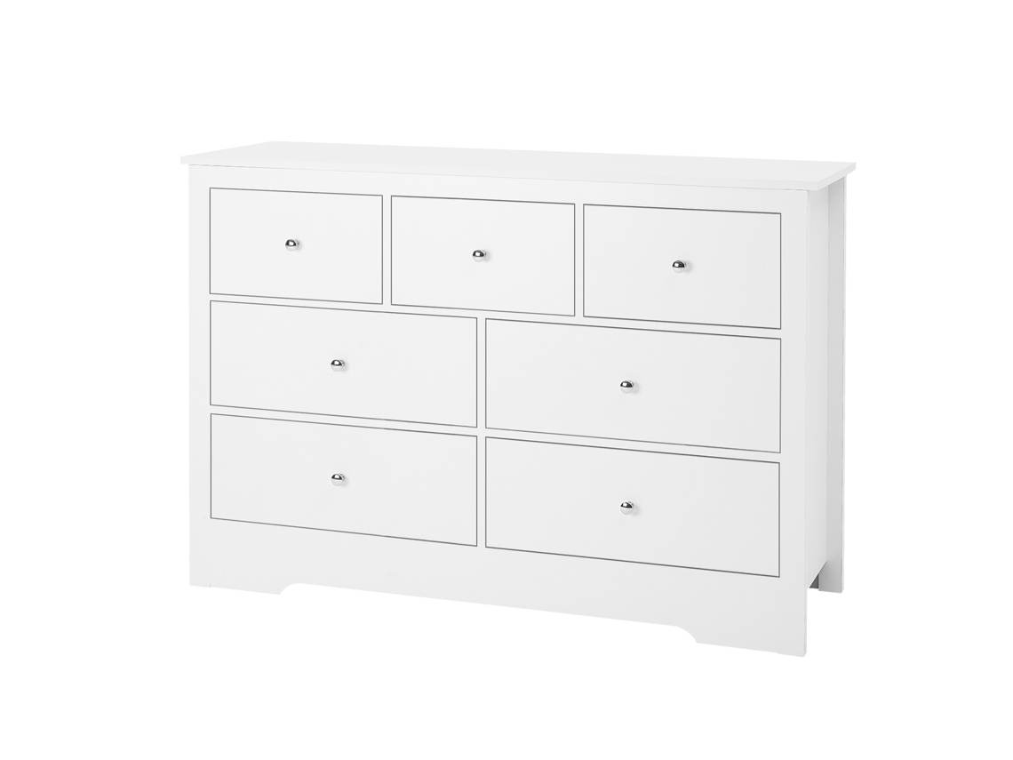 Cómoda de Madera Succebuy con 7 Cajones, Antideslizante y Protección Antideslizante.