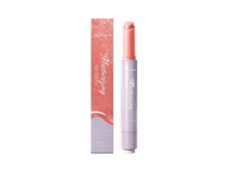 Brillo labial hidratante y voluminizador en tono rosa anaranjado.