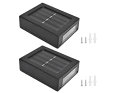 Bj-2pcs Lámpara Solar De Parede Impermeável Com Sensor De Luz Quente Para Jardim Pórtico Pátio Decorativa Up Down