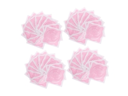 12x12 100 Pegatinas Desechables Para Filtros De Desagüe De Bañera Y Cabello, De Tela.