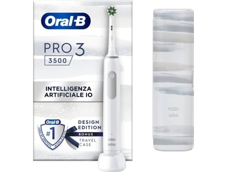 Cepillo de Dientes Eléctrico ORAL B Pro 3 3500 Design ED Blanco