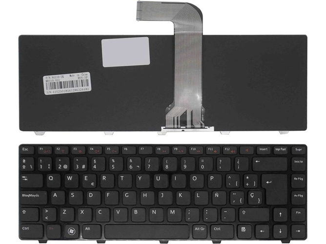 Teclado para Portátil Dell Vostro 3550 Xps L502 Inspiron N4050 M4040 M5050 M5040