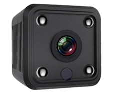 Mini cámara inalámbrica con Wifi, HD 1080P, deportiva, audio, visión nocturna, color negro USHION