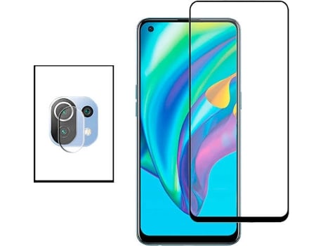 Kit Protector de Cámara Trasera Xiaomi Mi 11 Lite 5G NE PHONECARE y Cristal Templado 5D Full Cover