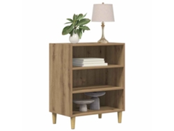 Aparador | Aparador De Comedor | Armario De Cocina De Madera De Ingeniería Roble Artisan 57x35x75 Cm