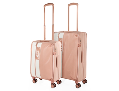 Juego De Maletas Semi-Rígidas Eva DKNY DKNY-408 Instinct venus rose (41X67x25 Cm - 56L)