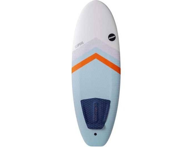 Tabla de Surf NSP Surf Foil 5´6´´ (Talla: 167 X 64 cm - Blanco y Azul)