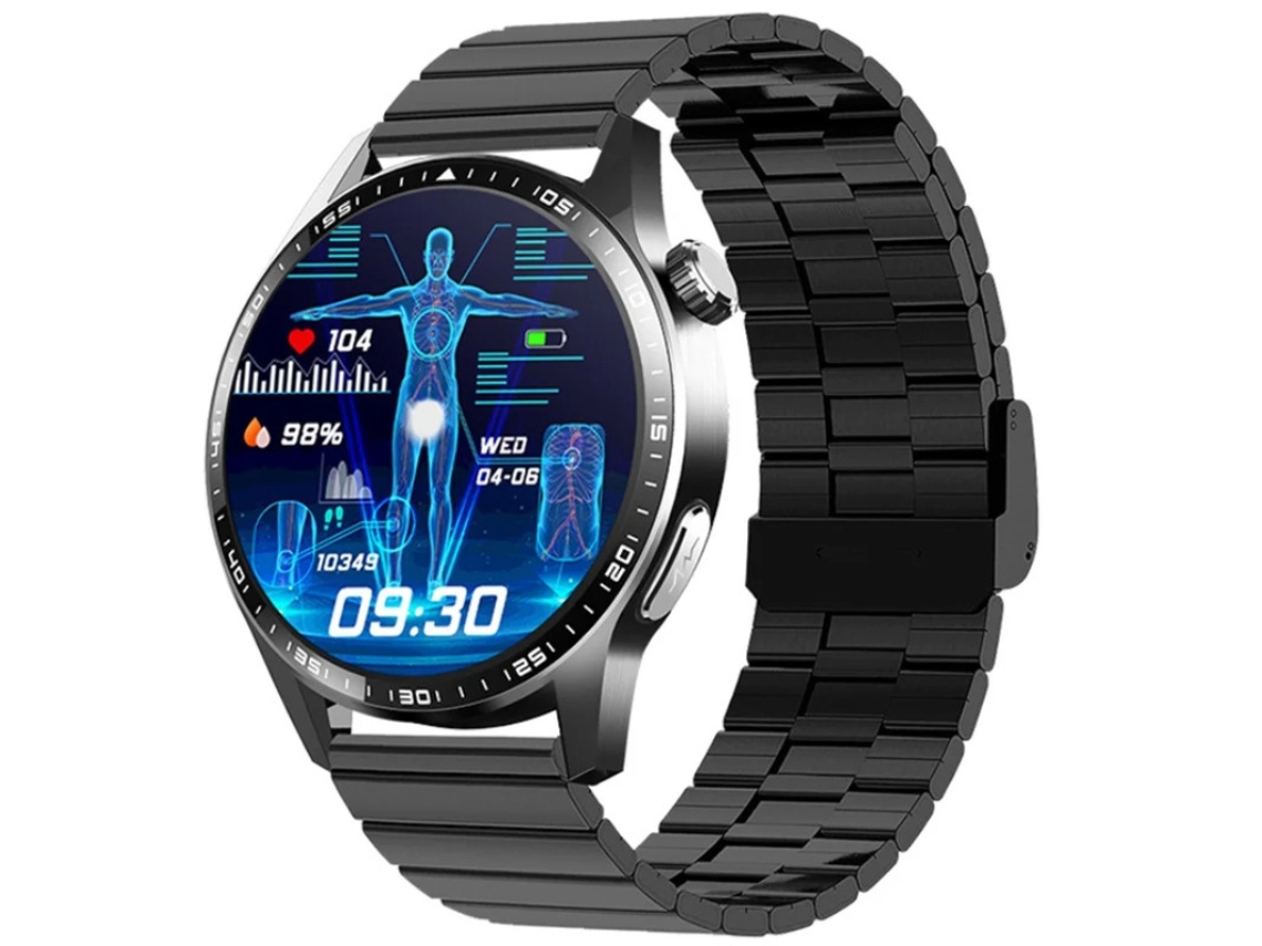 Reloj inteligente Bestvite con monitorización de estrés, ECG, glucosa en sangre, ácido úrico, llamadas Bluetooth, función SOS y modos deportivos.