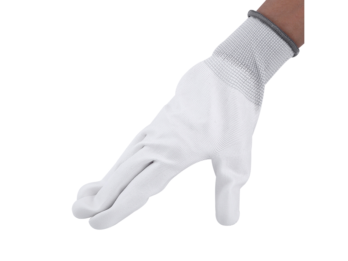 Guantes Antiestáticos Antideslizantes Pu Para Reparación De Pc Teléfonos (l)