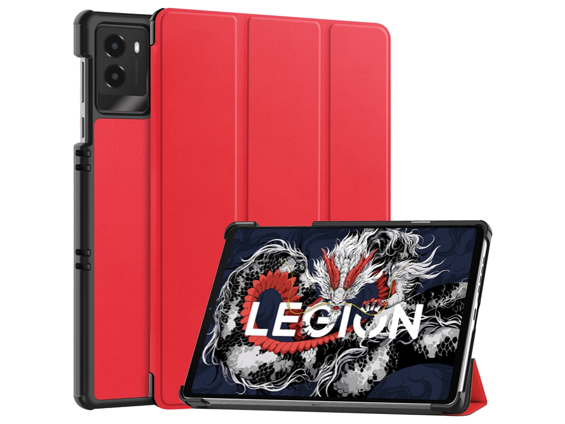 Capa Para Lenovo Legion Tab Y700 Gen4 Tb332fc 2025 8.8 Polegadas Vermelho