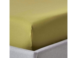 Homescapes Olive Green Egyptian Cotton Fitted Sheet 1000 Thread Count, Small Double