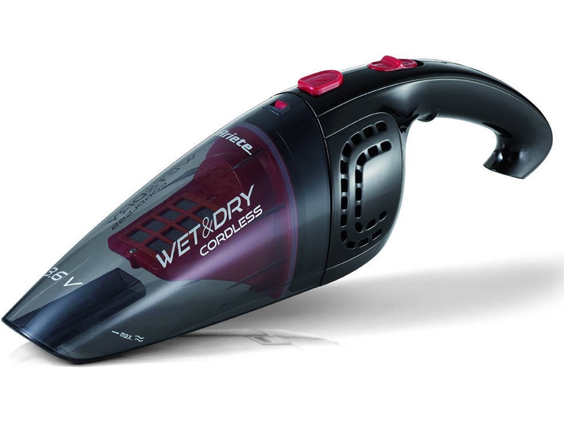 Mini Aspirador ARIETE 2474 Wet&Dry (3.6 V - Autonomía 12 min - 400 ml)