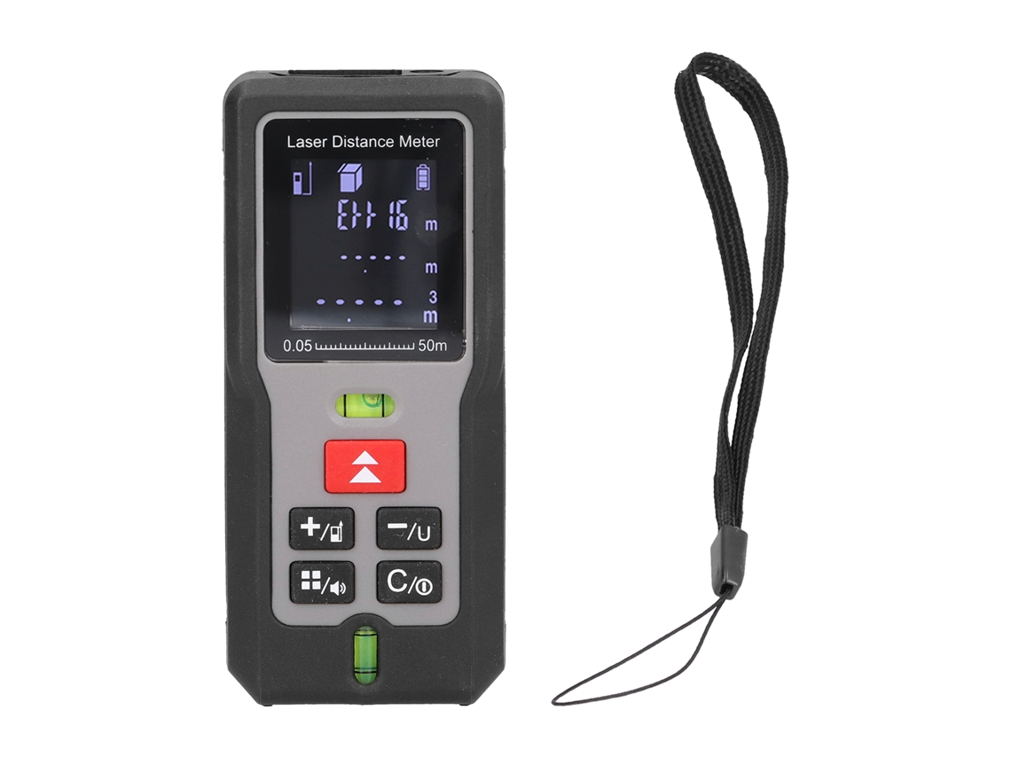 Medidor De Distancia Láser De Precisión M50 De 50 M, Telémetro Infrarrojo, Herramienta De Medición