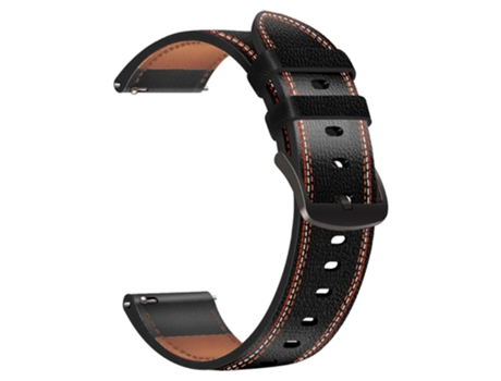 Correa de PU 22mm para Samsung Galaxy Watch3 45mm/Watch 46mm - negro