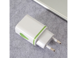 Cargador (puerto Usb Dual Luz Led Gotas De Agua) Cargador De Viaje Para Teléfonos Inteligentes