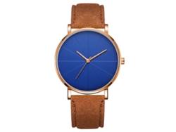 Reloj De Pulsera Analógica De Cuarzo Con Dial Redondo Moda Simple Joyería Accesorio