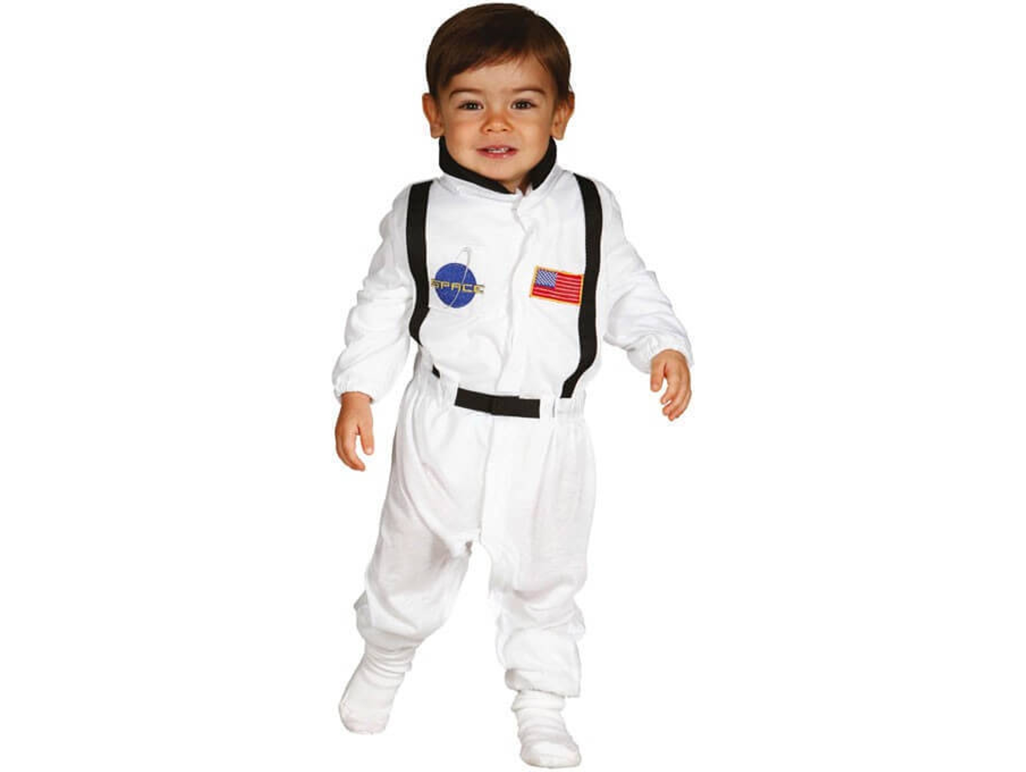 Disfraz de Bebé DISFRAZZES Astronauta Blanco (Talla: 6 a 12 meses)