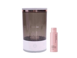 Limpiador de brochas de maquillaje eléctrico Rosewell con solución limpiadora