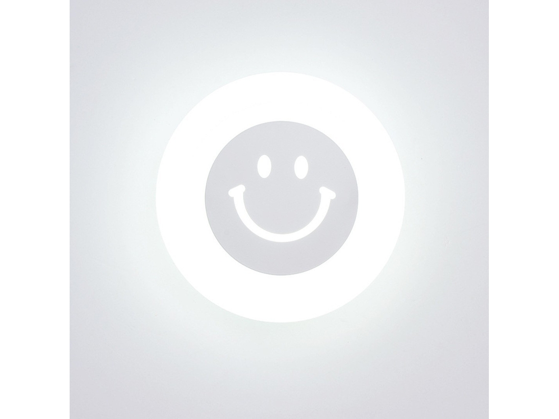 Protección para los ojos Luz nocturna LED USB con cara sonriente (luz blanca) SIURN