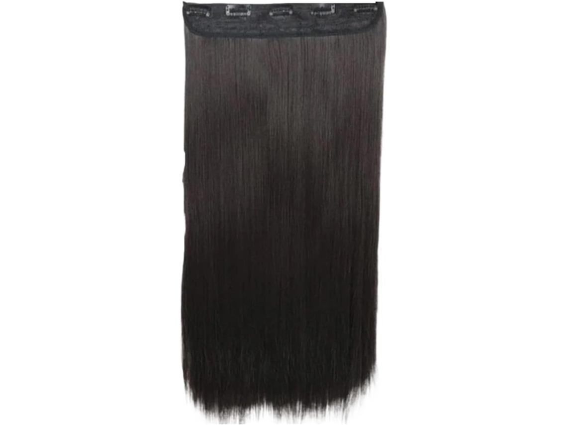 Extensión de cabello humano en moño con 5 clips SFUSHOS (una pieza)