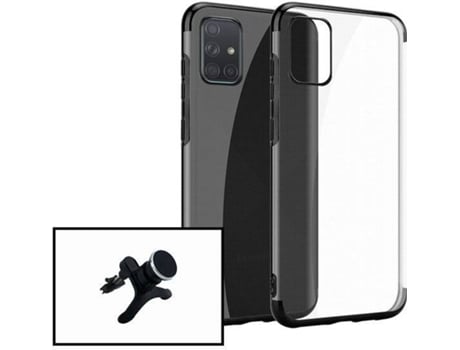 Kit Soporte y Funda Samsung Galaxy A51 5G PHONECARE Negro