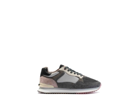 Zapatillas Times Square HOFF (Piel y textil-Marrón-40)