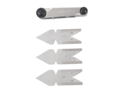 4 Calibres De Herramientas De Acero Inoxidable Con Paso De Rosca Métrico E Imperial