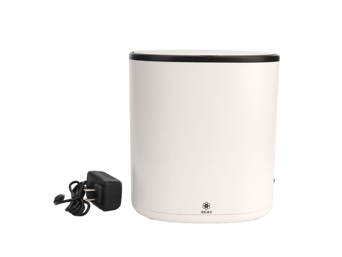 Minilavadora Eléctrica De 4,5 L Y 10 Minutos Con Luz Azul Y Cesta De Drenaje Para Ropa Interior.