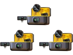 3 Micrófonos De Solapa Sin J6 Plug Play Para Grabación De Vídeo, Vlogging, Transmisión En Directo Y