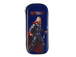 Bolsa De Lápices Estilo Cartoon Bonito Resistente A Golpes Cremallera De Metal Ligera Portátil Duradera Gran Capacidad