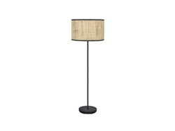 Natasha 1xe27 Negro/caña 163x40x40 Cm Fabrilamp Hall Foot