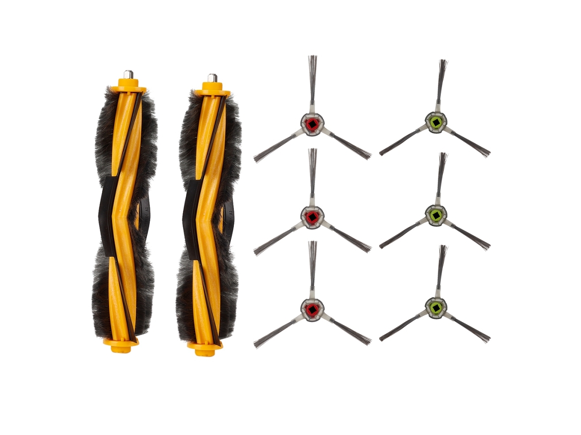 Kit De Repuesto Para Cepillos Principales Y Laterales Para Aspiradoras Robot M87, M88, M80, M80 Pro, Dt85, Dt83, Dm81 Y Dm85.