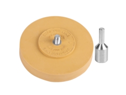 Disco De Lijado Y Pulido De Caucho Amarillo, Tornillo M6, 88 Mm/100 Mm (100 Mm)