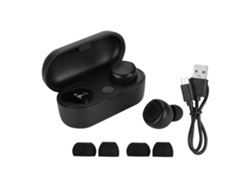 Auriculares Inalámbricos Intrauditivos Deportivos Tws Bluetooth 5.0 Con Reducción De Ruido Y Estuche De Carga Negro