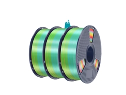 Filamento para impresora 3D, degradado multicolor, no tóxico y degradable, PLA Plus Silk Rb01 OEM