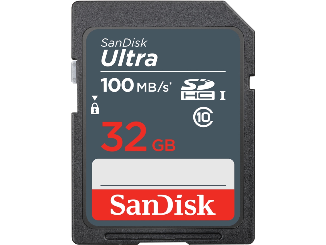 C MEM SANDISK ULTRA 32GB SDHC 100MB/S