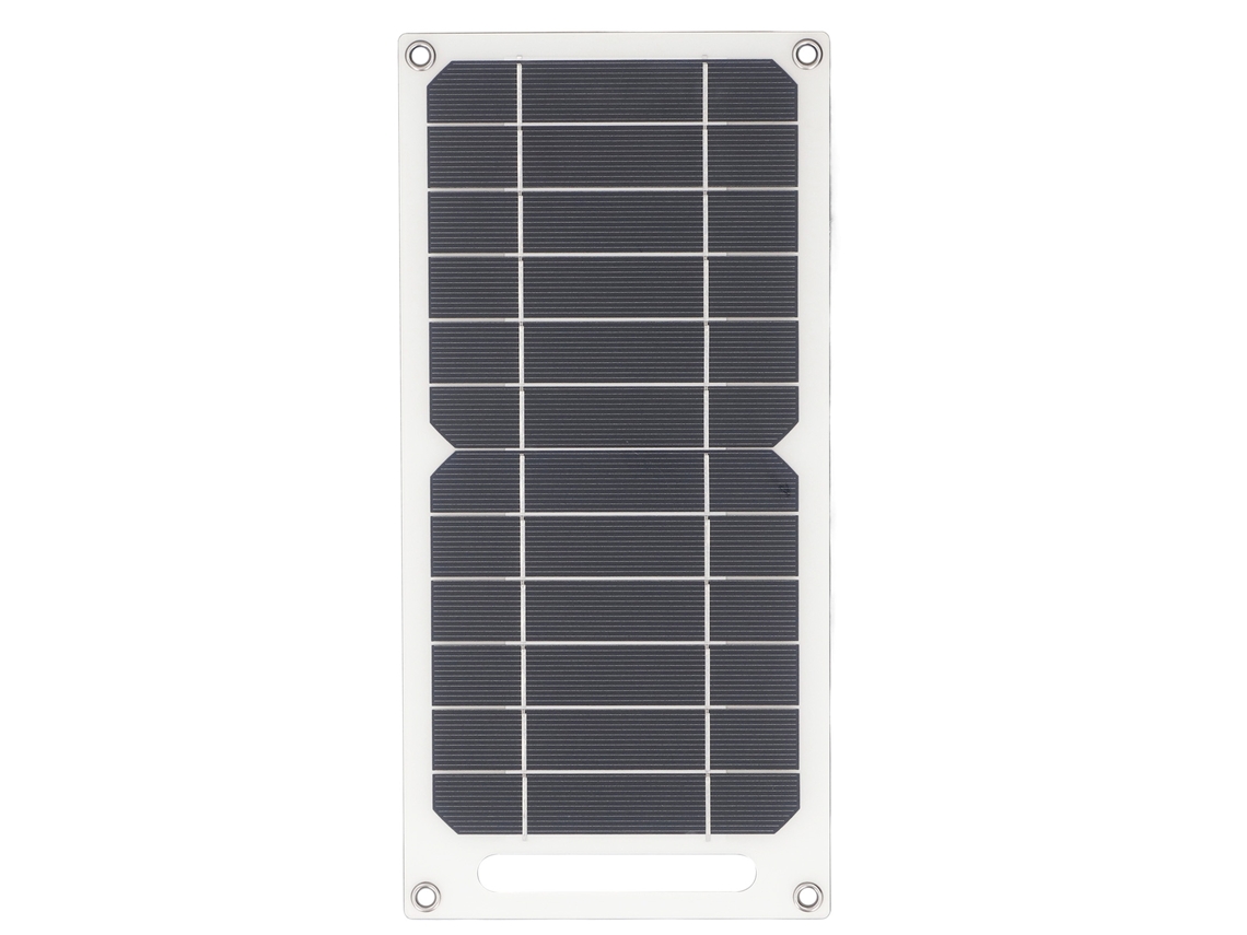 Cargador De Panel Solar 6w Mini Portátil Monocristalino Con Interfaz Usb Para Smartphone Ventilador Lámpara