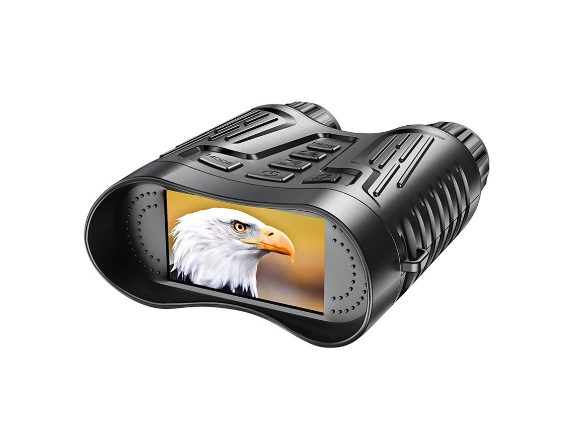 Gafas de visión nocturna, binoculares de visión nocturna 4K para adultos, gafas de visión nocturna recargables con pantalla de 3,2 pulgadas, CHRONUS