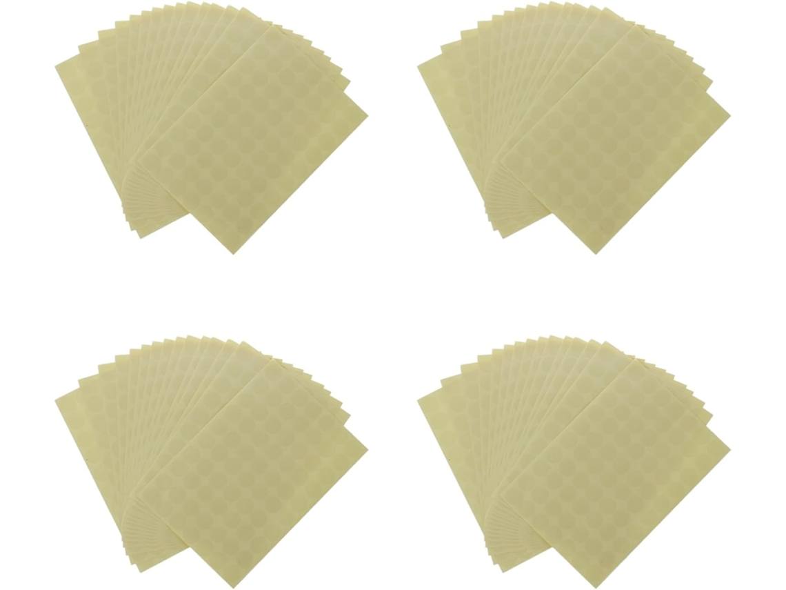Paquete De 60 Pegatinas Redondas Transparentes De 19 Mm