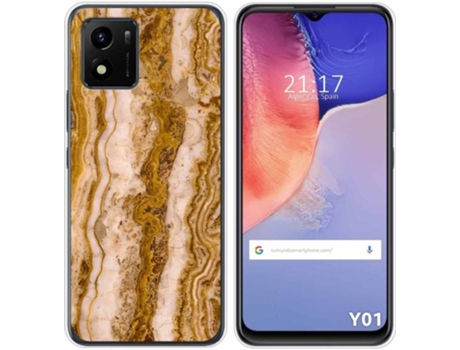 Carcasa Vivo Y01 TUMUNDOSMARTPHONE Dibujos Mármol 10 Multicolor