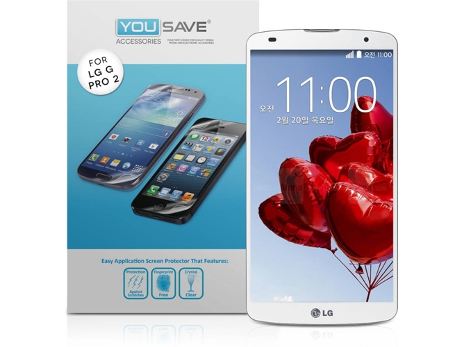 Protector de Pantalla LG G Pro 2 YOUSAVE LG-FA02-Z688