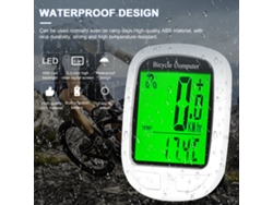 Jinwei-computadora De Bicicleta Inalámbrica Velocímetro Odómetro Impermeable Con Luz De Fondo Y Auto Despertar
