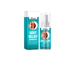 Spray para el alivio de la gota. Alivio natural del dolor articular con extractos de árnica, jengibre y menta para la salud muscular y ósea.