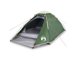 Tienda de campaña iglú para 2 personas VIDAXL impermeable verde