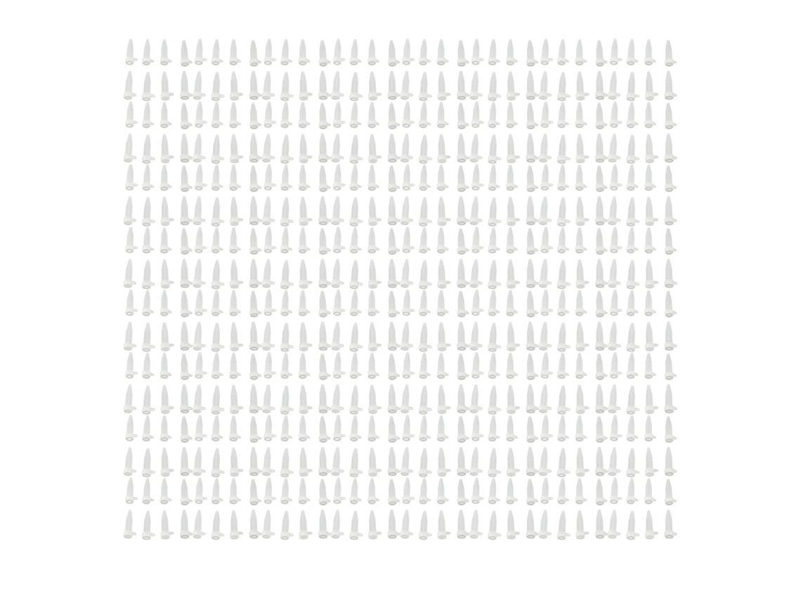 500 Piezas Tubo De Microcentrífuga De Polipropileno Transparente 1.5ml Con Tapa De Cierre Para Suministros De Laboratorio Fondo Puntiagudo