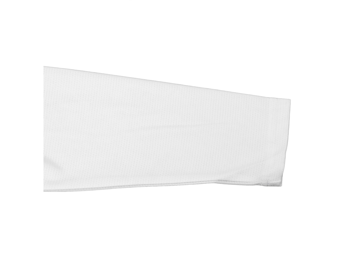 Camiseta De Entrenamiento De Manga Larga Para Hombre, De Secado Rápido, Transpirable, Blanca, Talla L