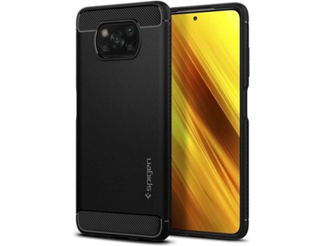Funda Xiaomi Poco X3/X3 Pro SPIGEN Rugged (Negro)
